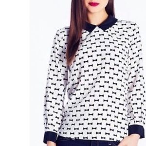 Kate Spade New York Bow Tie Isadora Top